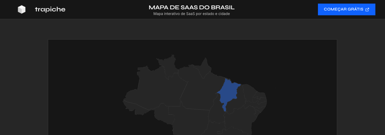 SAAS MAP screenshot
